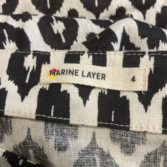 Marine layer Ryan Print Midi Skirt Size 4 versatile lightweight vacation - Picture 9 of 16